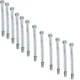 WCL P416-0524 Allen Drive Hex Head 1/2"-20 Steel Shoulder Bolt Screw, 12 Pcs