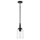 Mini Pendant Light 1 Clear Glass Bathroom Kitchen Black 52725BK Kichler Madden
