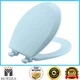 Bemis 500EC 464 Round Toilet Seat Dresden Blue Durable Enameled Wood Easy Clean