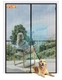 MAGZO Magnetic Screen Door Fit Door Size 72 x 80 Inch, Screen Size 74" x 81"