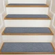Stair Treads Non Slip for Wooden Steps Indoor, KOOTETA 15 8*30inch, Dark Grey 