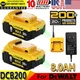 ✅For DeWalt 20V Max XR 8.0AH Lithium Ion Battery/Charger DCB205-2 DCB208 DCB200