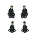 PartsW 4Pc Front Ball Joint Kit for Dodge Dakota 2000-2004 RWD Durango
