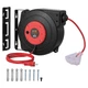 Extension Cord Reel 45 FT 12AWG Heavy Duty Lighted Triple Tap Red VEVOR 12AWG 3C