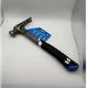 HART 20 oz Steel Claw Hammer, 13 in Rubber Grip Handle, Black/Gray/Blue