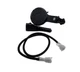Moen 220C2EPBL Verso Round 7" Showerhead & Handshower Combination, Matte Black