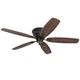 Honeywell Glen Alden 52 Inch Indoor Low Profile Ceiling Fan with Pull Chain C...
