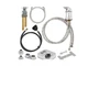 Lukloy Salon Shampoo Bowl Faucet & Vacuum Breaker Kit for Efficient Water Flow