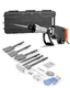 VEVOR Demolition Jack Hammer Concrete Breaker 2200W Hammer 6 Chisel Bits Black