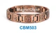 Men Copper link high power Magnetic bracelet CBM503
