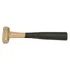 AMERICAN HAMMER AM08BRWG Sledge Hammer,1/2 lb.,10 In,Hickory 21YT98