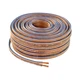 Car Home Audio Speaker Wire Transparent Clear Cable 14AWG 50ft 14/2 Gauge