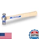 VAUGHAN Ball Pein Hammer, 4 oz, Hickory, American High Carbon Steel, TC50