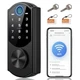Smart Lock Fingerprint Keyless Entry Touchscreen Keypad RUIKANG Power WiFi Door
