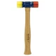 Estwing DFH12 Soft-Face Red & Yellow Rubber Mallet Hammer 12 oz.