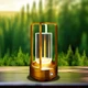 LAYSHINEEN Portable Metal Table Lamp, 4000 mAh Rechargeable Outdoor Table Lam...