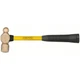Ampco Safety Tools H-3Fg 24 Oz. Ball Peen Hammer, 14" Fiberglass Handle