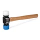 Titan 63412 12 Ounce Double Face Rubber Mallet With Hickory Handle