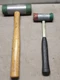 15 " Nicholson 207 and  12" Nupla SP-155 Dead Blow Soft-Face Hammer