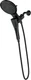 MOEN 220C3BL Verso 8-Spray Patterns w/1.75 GPM 7" Dual Hand Shower Matte Black