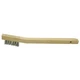 Chipping Hammer Brush, 3 x 7 Rows, Stainless Steel Wire, Bent Wood Handle ORS