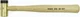 Grace USA Delrin Tipped Brass Hammer 8 ounce