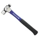 MichaelPro 16oz Ball Peen Hammer, Premium Forged Steel, 16oz, Silver Or Black 