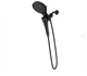 Moen 220C3EPBL Verso Matte Black Rainshower Handshower Combo Pack Multi Function