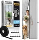 AUGO Magnetic Screen Door - Self Sealing, Heavy Duty, Hands Free Mesh Partition 