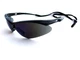 6 Pair Kleenguard Nemesis 3000356 25688 Safety Glasses Black Frame, Smoke Lens 