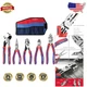 Workpro 5-Piece Pliers Set CRV Steel Diagonal Cutting Long Nose Groove Joint