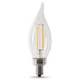 Feit Electric 60W Ca10 2700K Dimmable Flame Tip Led Bulb 6Pk