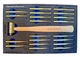 ITN-BPH-21-FI - Foam Insert Tool Tray+Grace BP-20S Punches / BH-8DT Hammer 21PC