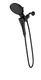 Moen Verso Matte Black Eight-Function 7" Wide Spray Shower Head and Detachable H