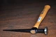 AUTO BODY LON PICK HAMMER W/ROUND DING HEAD WOOD HANDLE MARTIN 156G  MADE IN USA