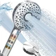 Magichome Filtered Shower Head with Handheld, High Pressure 10-Spd Silver