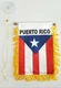 PUERTO RICO MINI BANNER FLAG GREAT FOR CAR & HOME WINDOW MIRROR HANGING