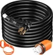 VEVOR Generator Power Cord 50A, 250-Volt 12,000-Watt Cable FDJYCX50FT50AHCZ1V1