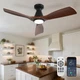 Dinglilighting 42-Inch Ceiling Fan with Light, 3 Blade, Remote Control