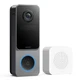 DEKCO Wireless Video Doorbell Camera, 2K Head-to-Toe View (9:16), 170&deg; Wide A...