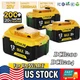 1-4X For DeWalt 20V 20 Volt Max 12.0AH Lithium-Ion Battery丨Charger DCB208 DCB200