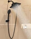 Veken High Pressure Rain Shower Head with Handheld, Multi-Functions Square Rainf