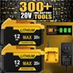 1/4Pack For DeWalt 20V Battery Lithium Ion or Charger 12AH DCB205 DCB206 DCB200