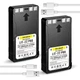 2 Pack LIT-22 8800mAh Battery for SPYPOINT Flex-M Flex-Plus Flex-S Trail Camera