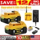 1-4 Pack For DeWalt 20V Max XR 8.0AH Lithium Ion Battery/Charger DCB205-2 DCB200