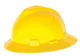 MSA 454730 V-Gard Full-Brim Hard Hat, Staz-on Pinlock Suspension, Polyethylene