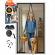 CANLENE Premium Magnetic Screen 38"x84", Black/Premium Ultra-Dense Mesh 
