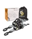Strapinno Retractable Ratchet Tie-Down Straps,5,000 lbs Breaking Strength- 2 ...