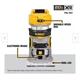 DEWALT DCW600B 20V MAX XR Cordless Compact Router - (Tool Only) NEW!