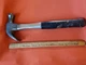 SEARS CRAFTSMAN Vintage #3836-16oz Curved Claw Hammer Chrome Handle